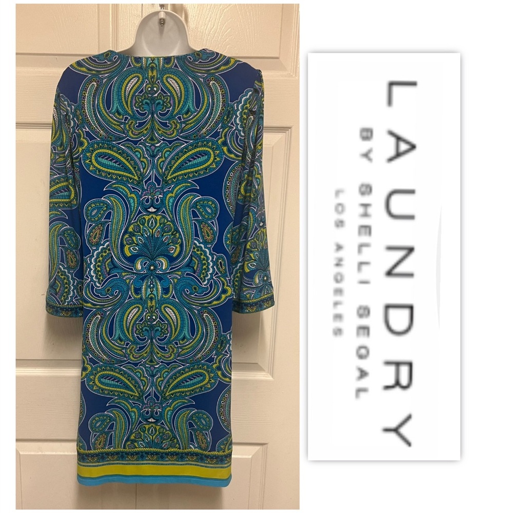 Laundry by Shelli Segal Paisley Sheath Dress - Picture 2 of 10